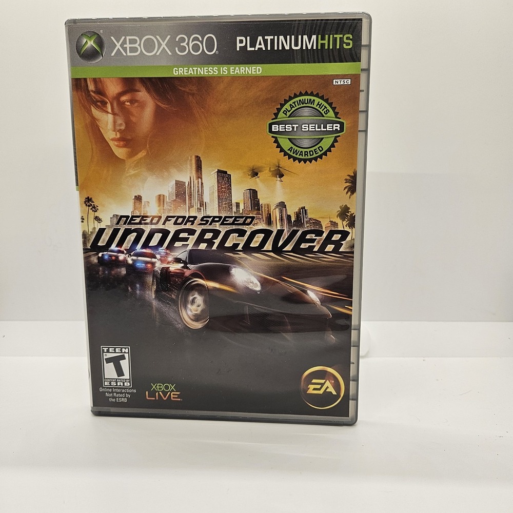 Need for Speed Undercover‎ Xbox 360 Platinum Hits Complete EA Racing Game